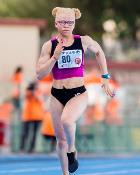 Adiaratou Iglesias, campeona absoluta de Galicia en 100 y 200m