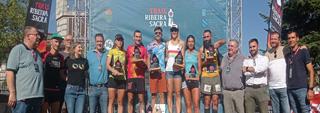 Álvaro Escuela y Yasmina Castro, ganadores del Trail Ribeira Sacra