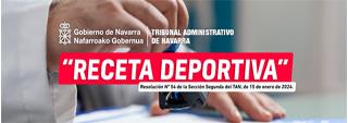 Decisión Tribunal Administrativo de Navarra sobre la Receta Deportiva