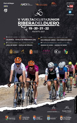 Aranda de Duero (Burgos) celebra la Vuelta Ciclista Junior a la Ribera